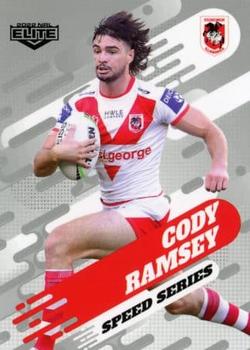 2022 NRL Elite - Speed Series Album #SSA 13 Cody Ramsey Front